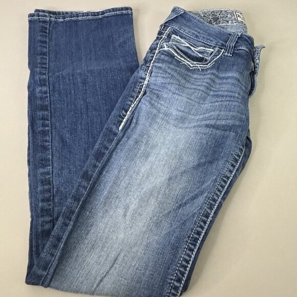 Ariat Women 27L (Actual 26x33) Marine Jeans *See Description - Picture 1 of 13
